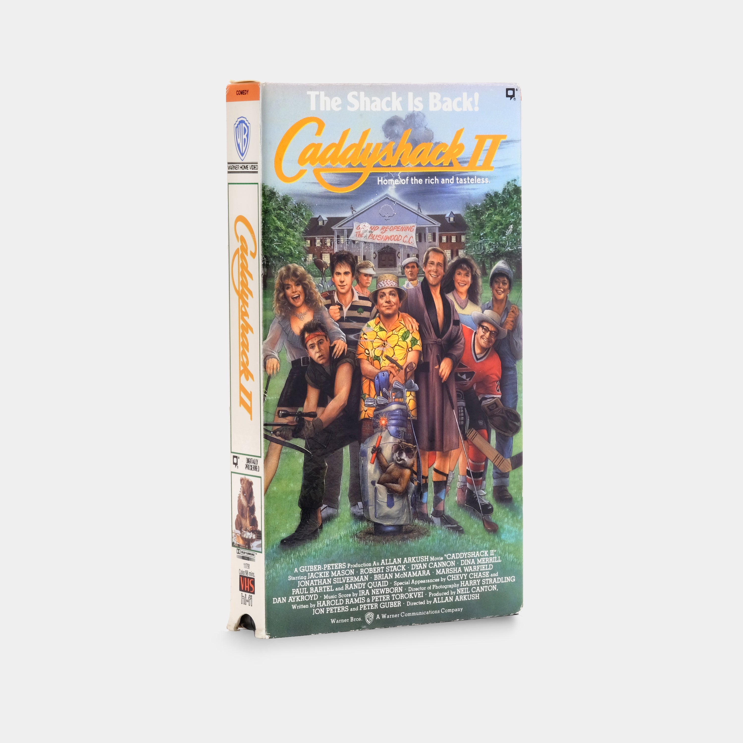 Caddyshack II VHS Tape - Classic Golf Comedy Movie - Perfect for Movie Collectors & Nostalgic Entertainment