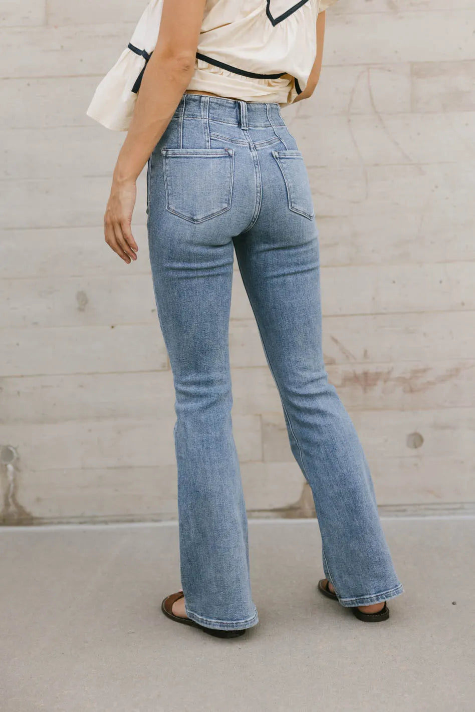 Marceline Bootcut Jeans for Women - High Waisted Denim Pants with Stretch, Comfort Fit (Final Sale) | Perfect for Casual Wear, Office & Night Out