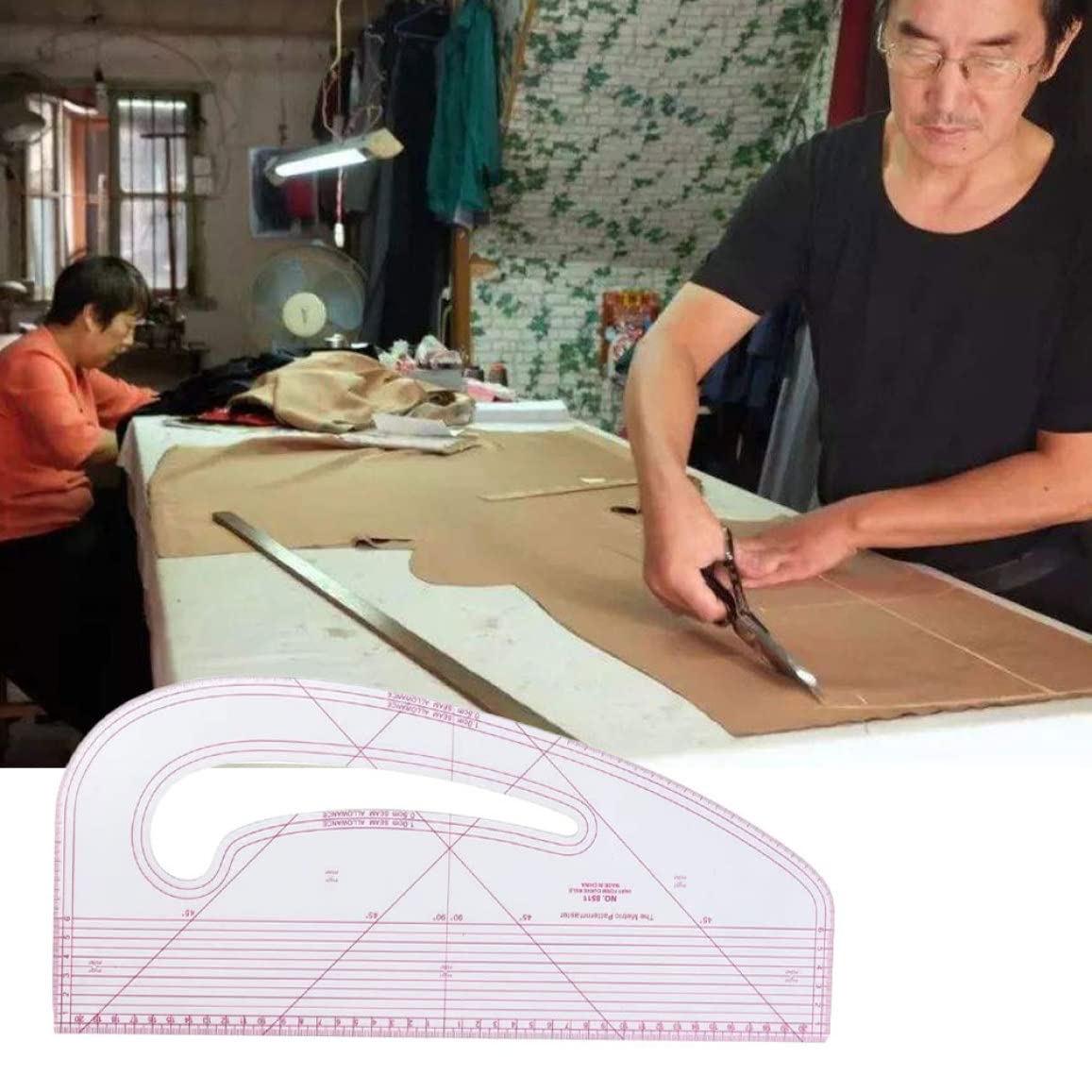 Pattern Maker Ruler for Clothing Design - Professional Sewing Curve Ruler Tailor Tool Set for Dressmaking & DIY Fashion Projects | Perfect for Tailors, Designers & Craft Enthusiasts
