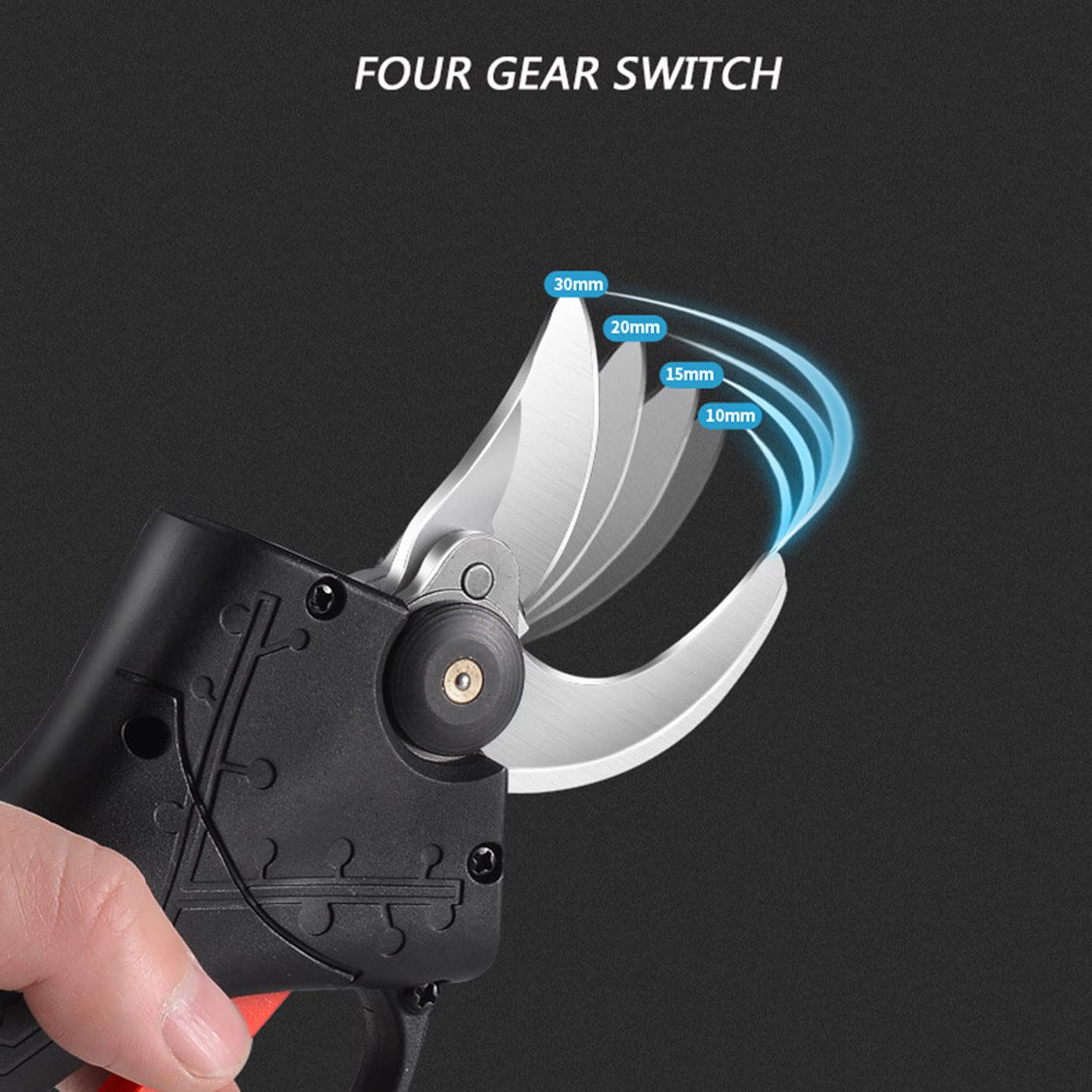 Electric Pruning Shears - Lithium Battery Garden Shears for Thick Branches & Fruit Trees | Perfect for Orchard & Gardening