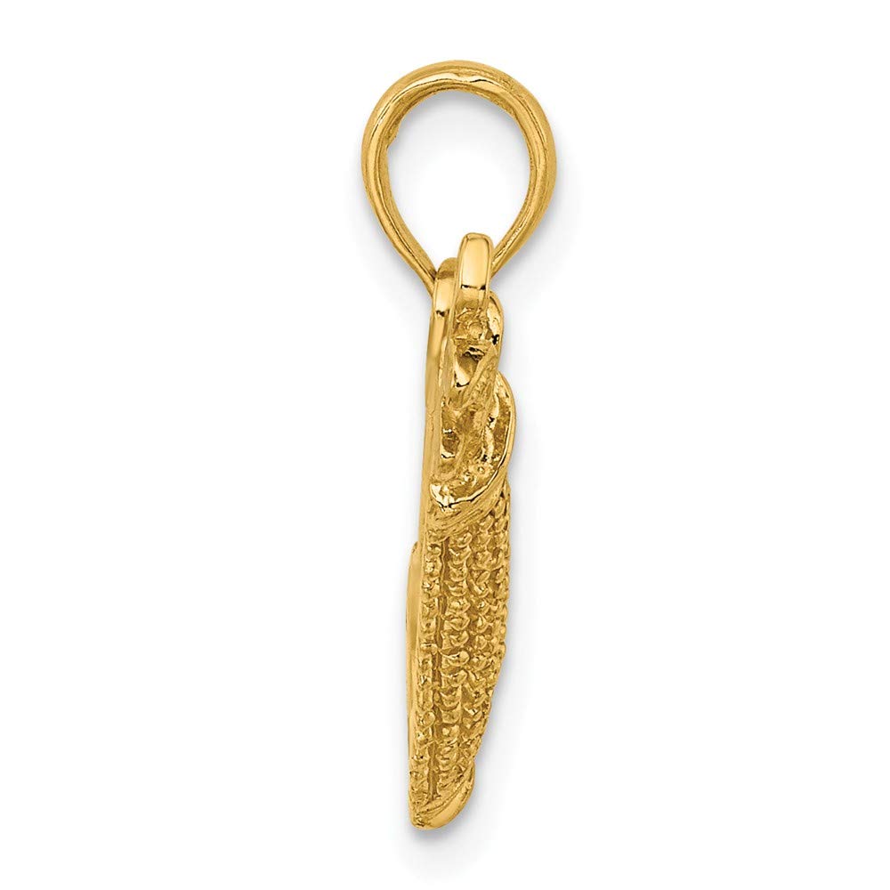 14K Yellow Gold Golf Bag Pendant Necklace for Men - Elegant Golf Lover Gift for Birthday, Father's Day & Sports Enthusiasts - Perfect for Golf Tournaments, Casual Wear & Jewelry Collections