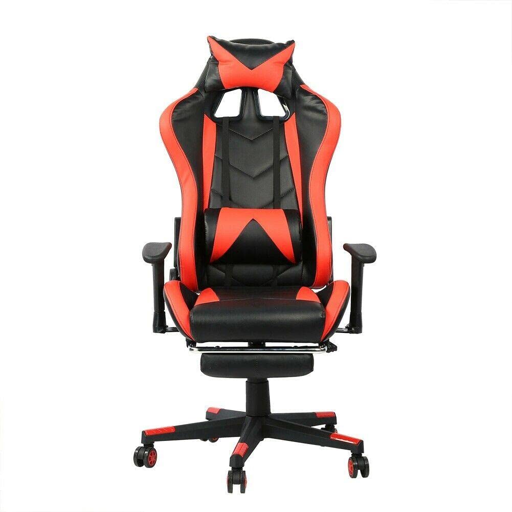 VeahUS Ergonomic Racing Style Video Gaming Chair - Adjustable Reclining Office Chair with Lumbar Support - Perfect Gift for Men, Women, Dad & Gamers - Ideal for Gaming Setup, Home Office & Workstation