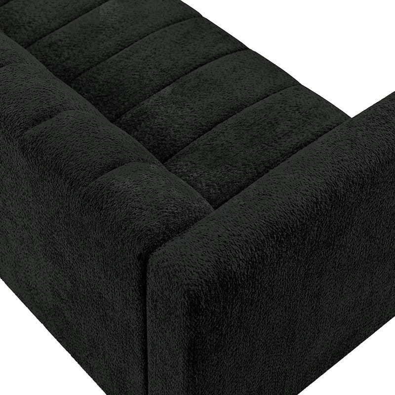 Botham Modern Cozy Sofa with Hidden Low Legs - Comfortable Living Room Furniture for Small Spaces, Apartments & Home Decor