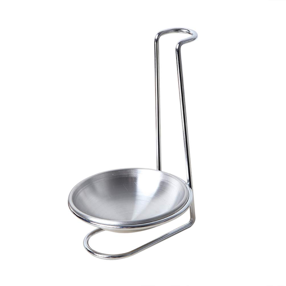 Luxshiny Premium Stainless Steel Soup Spoon Rest - Durable Kitchen Spoon Holder & Ladle Colander Stand - Space-Saving Rack for Utensils - Perfect for Soup Making, Cooking & Kitchen Organization