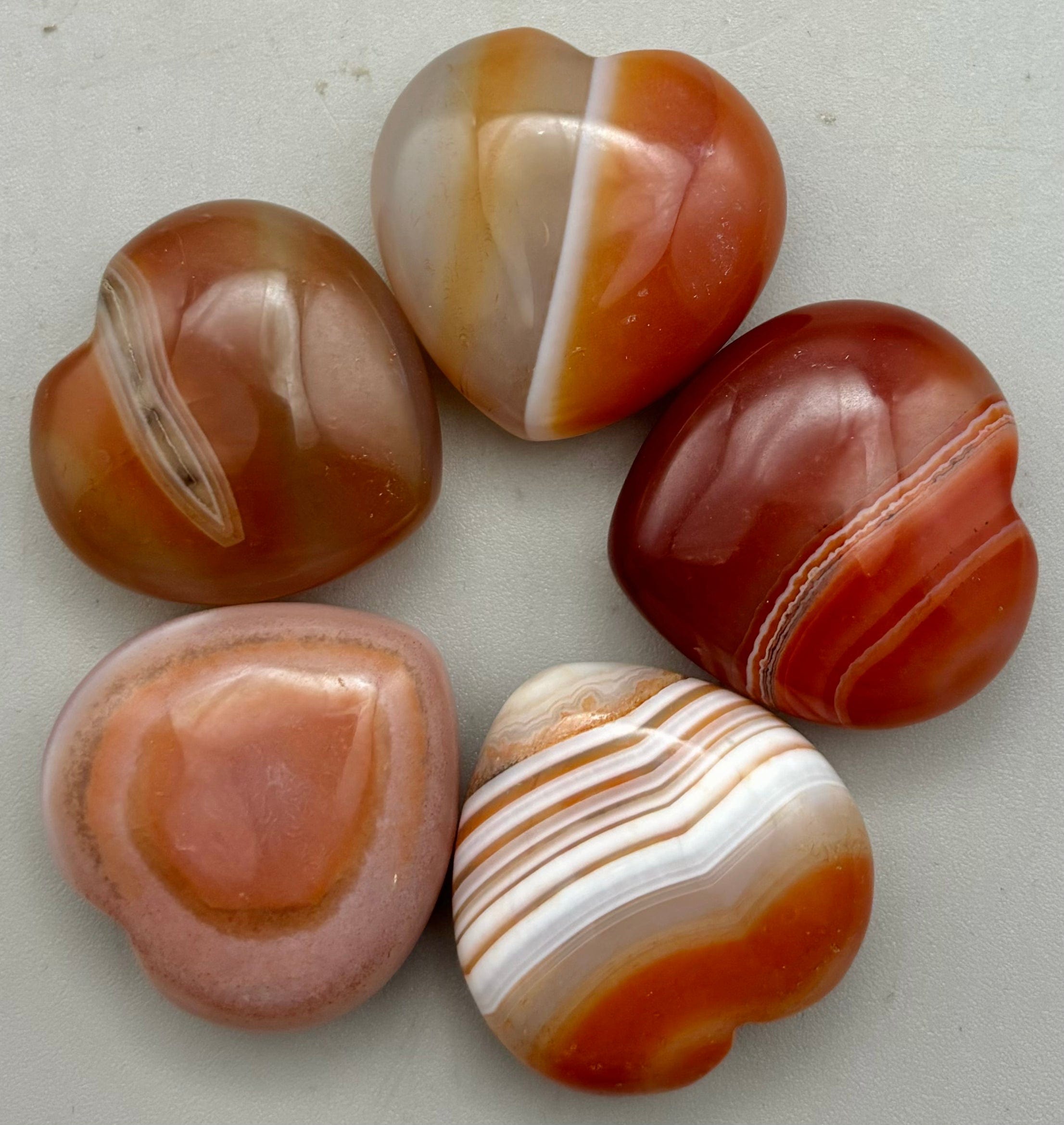 Natural Carnelian Heart Carving - Handmade Gemstone Jewelry for Love & Healing | Perfect for Gifts, Meditation & Energy Work