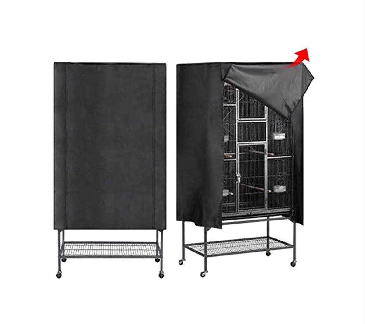 **Universal Large Bird Cage Cover - Windproof & Waterproof Parrot Cage Protector for Night Use, Bird Rescue, and Outdoor Shelter - Perfect for Aviaries, Pet Stores, and Home Bird Care**