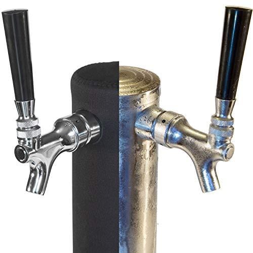 Premium Neoprene Beer Tower Insulator - Customizable Size for Keg Towers (3.0