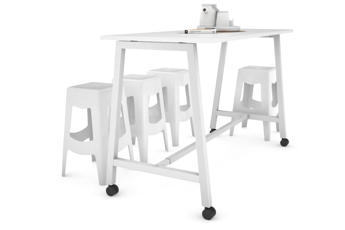 Quadro A Legs Counter Table - 1800L x 700W Commercial Grade Stainless Steel Workbench for Restaurant, Kitchen & Bar Use