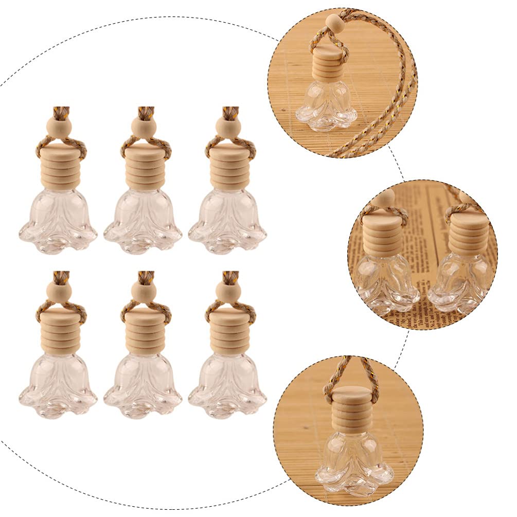 10pcs Car Hanging Perfume Bottle Pendants - Elegant Car Air Freshener Diffusers & Decor for Vehicle, Home, Office | Perfect for Gifts, Travel, and Everyday Use