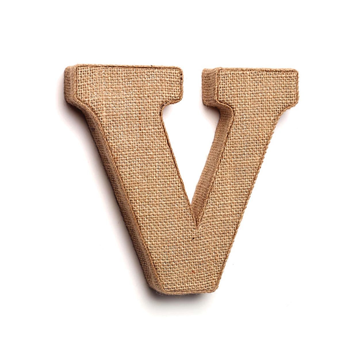 Rustic Burlap Letters for Wall Decor - The Country House Collection - Handmade Decorative Alphabet Letters for Farmhouse, Wedding, Nursery & Home Decor - Perfect for DIY Crafts, Parties & Gift Giving