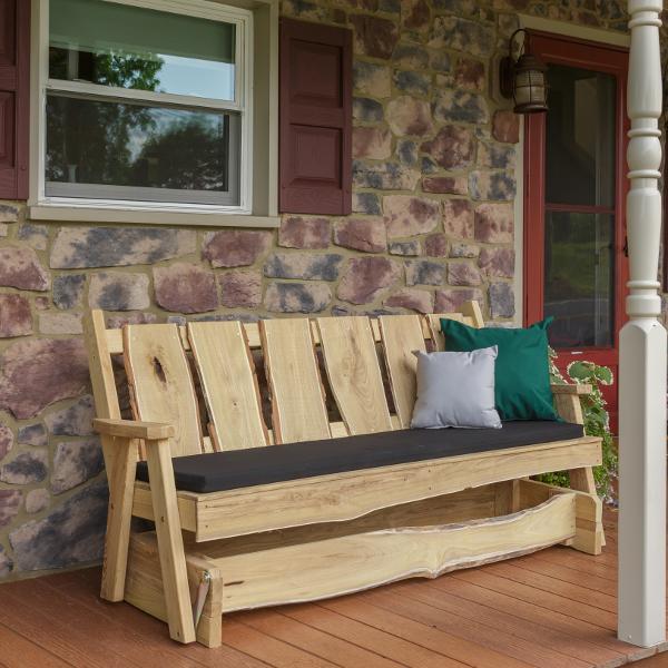 Timberland Glider Bench - Premium Outdoor Wooden Bench for Patio, Garden, and Backyard Relaxation | Perfect for Lounging, Reading, and Enjoying Nature