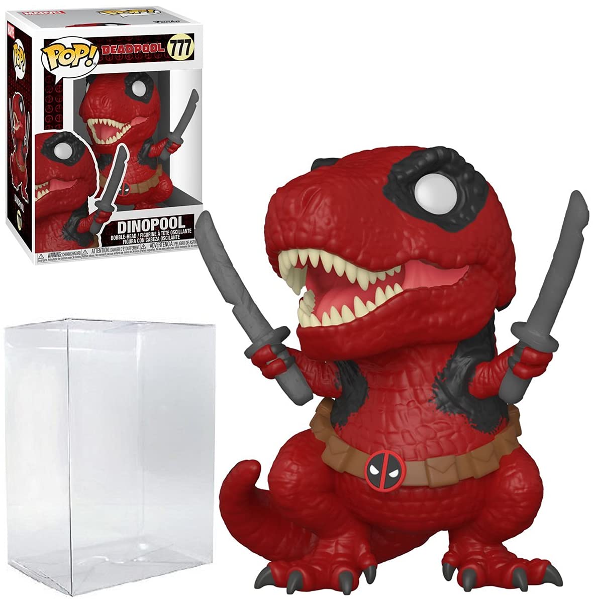 Deadpool 30th Anniversary Funko POP! Vinyl Figure #777 Dinopool - Marvel Collectible for Fans, Gifts & Home Decor Display