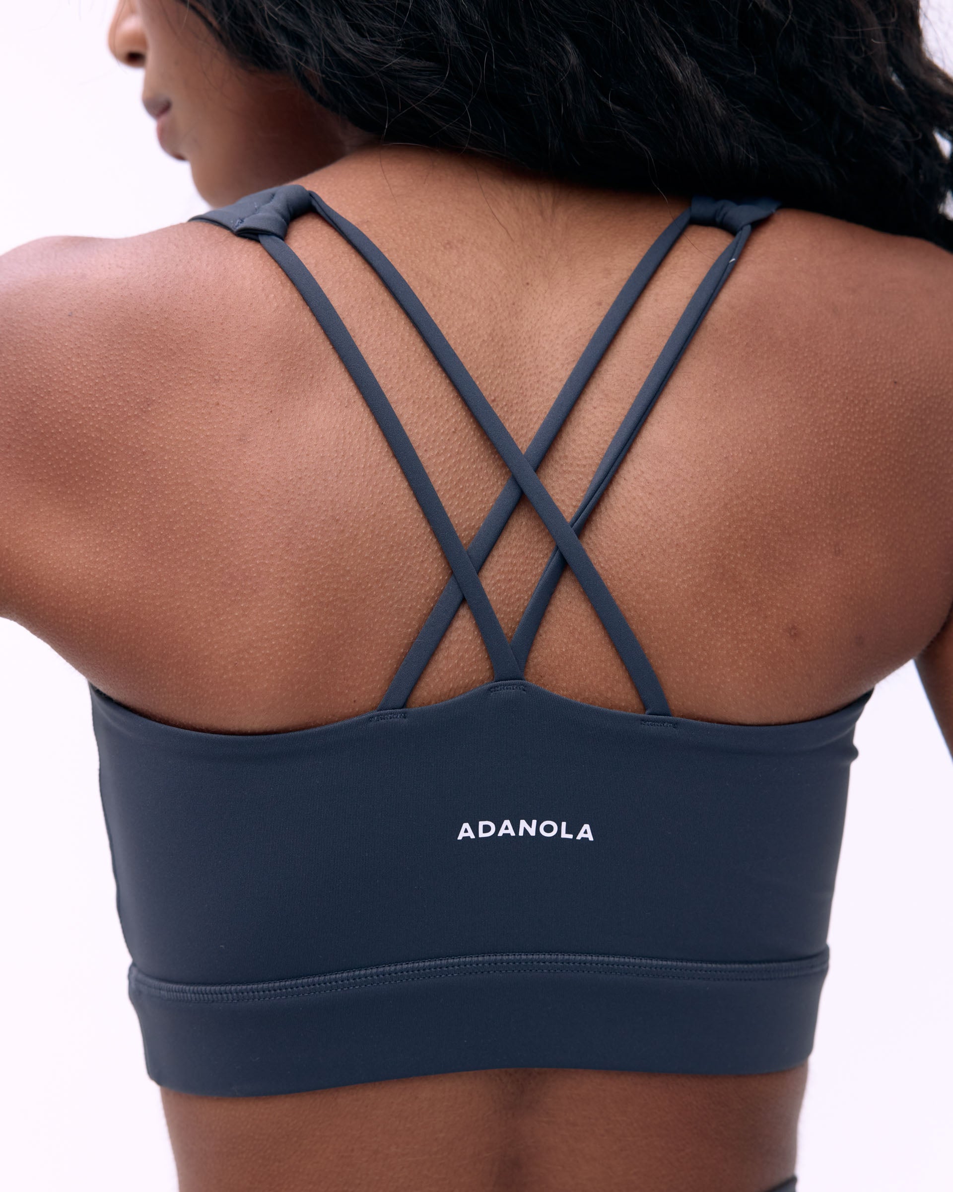 Ultimate Cross Back Bra - Midnight Blue | Comfortable Support for Yoga, Workouts & Everyday Wear