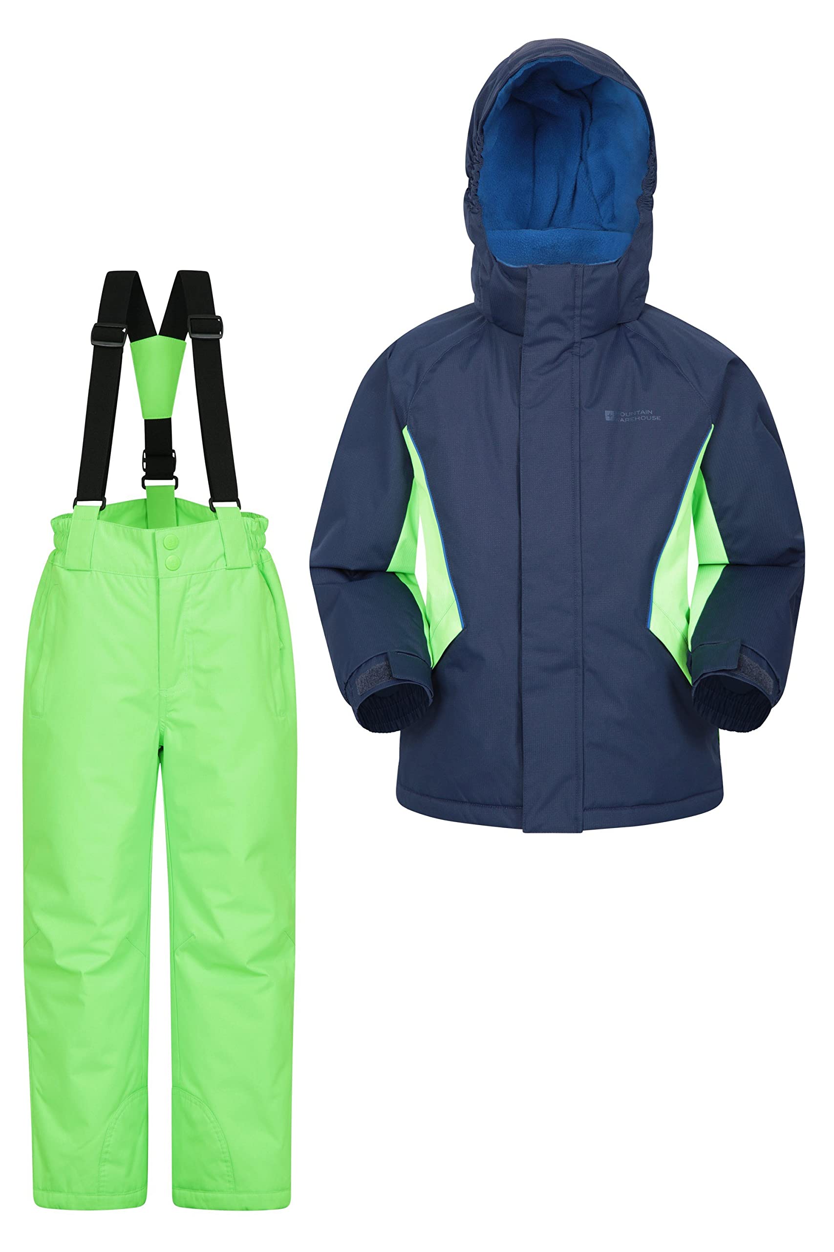 Mountain Warehouse Kids Ski Jacket & Pants Set - Waterproof Winter Snowsuit for Boys & Girls - Perfect for Skiing, Snowboarding & Outdoor Winter Activities