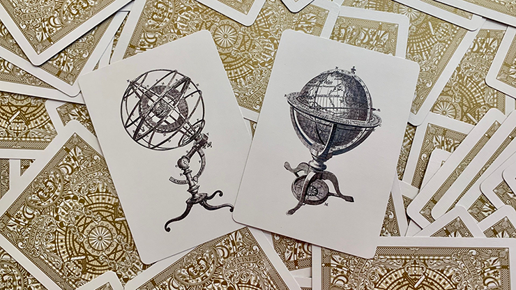 Premium Geographical Hodges Playing Cards - Unique World Map Design for Poker, Magic Tricks & Collectors - Perfect for Game Nights, Travel & Gifts