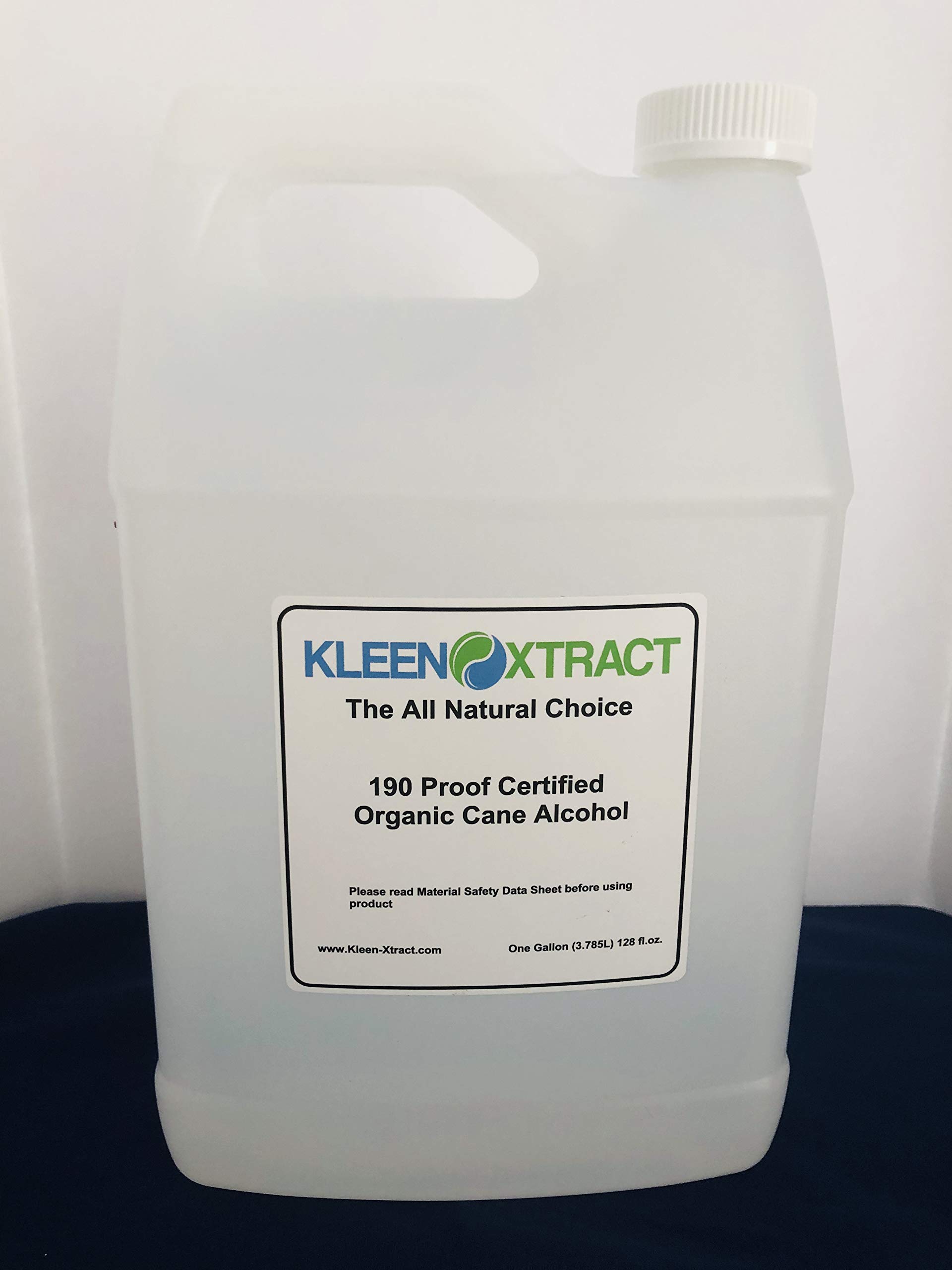 190 Proof Pure Sugarcane Alcohol - 1 Gallon (128 oz) for Distilling, Extracts & Cleaning | High Purity Ethanol for DIY Projects, Herbal Tinctures & Sanitizing