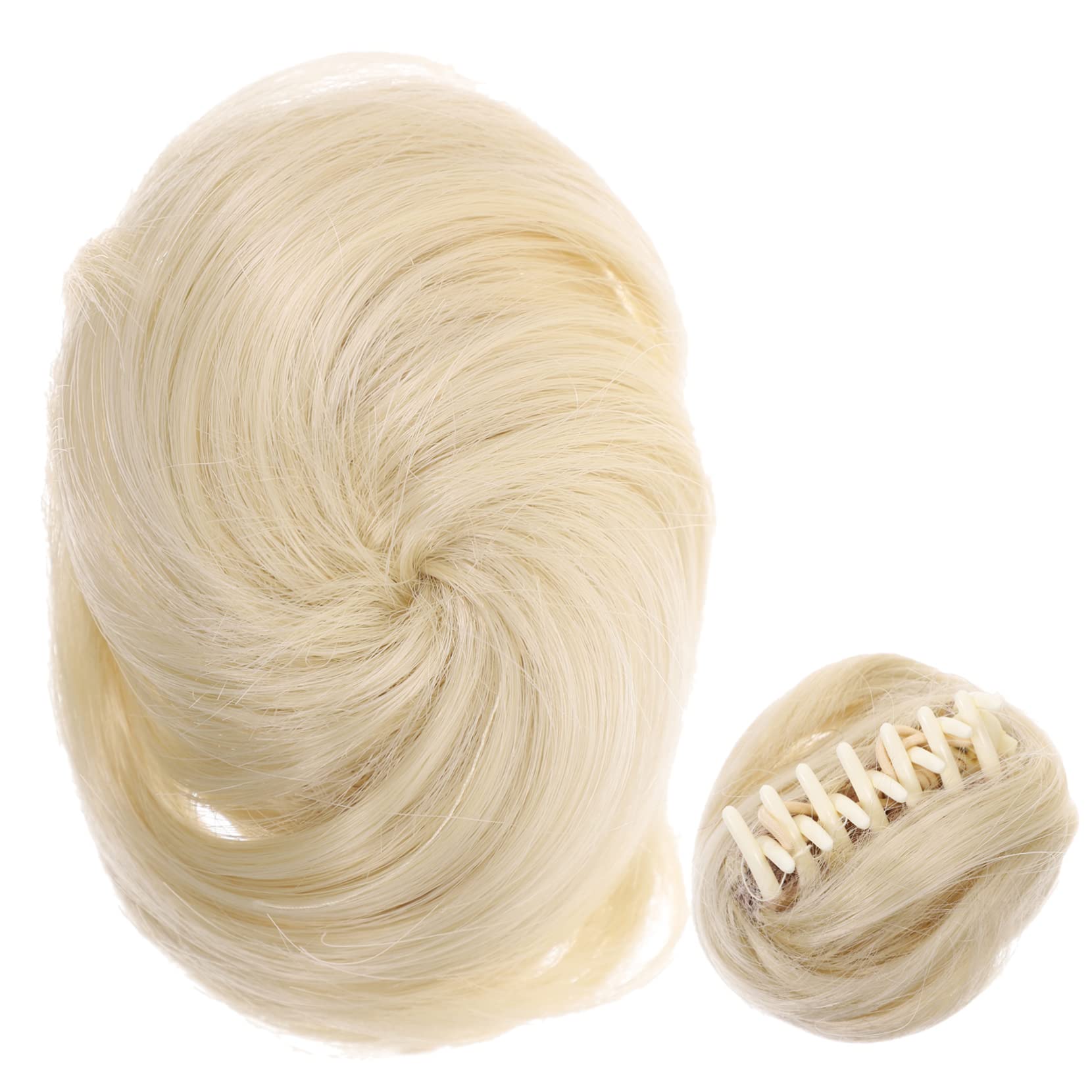 BelliFFY Clip-in Curly Ponytail Hair Bun Extension - Natural Looking Fake Hairpiece for Women | Perfect for Parties, Weddings & Everyday Styling