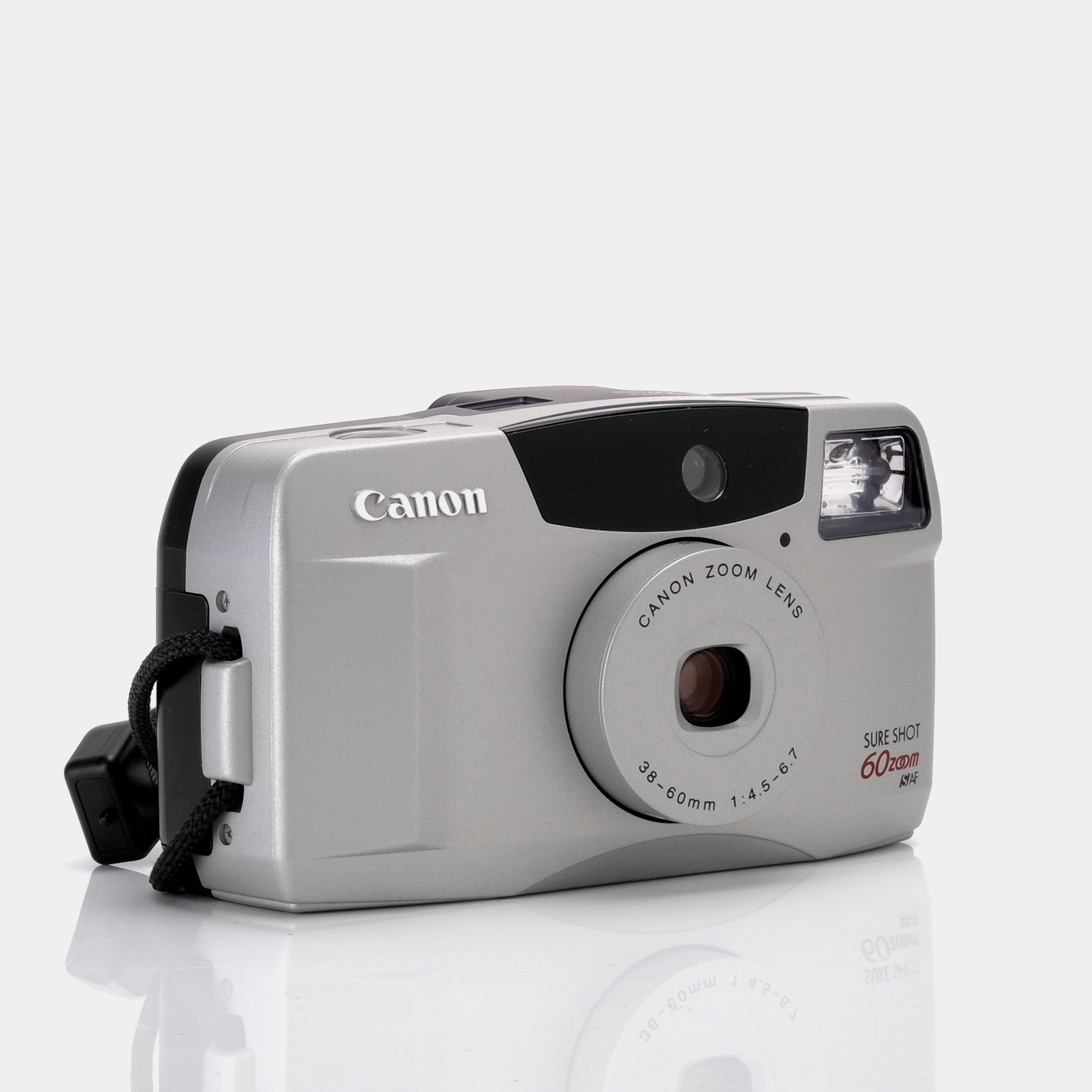 Canon Sure Shot 60 Zoom 35mm Film Camera - Vintage Point & Shoot Camera with 38-60mm Zoom Lens for Travel, Street Photography & Everyday Use