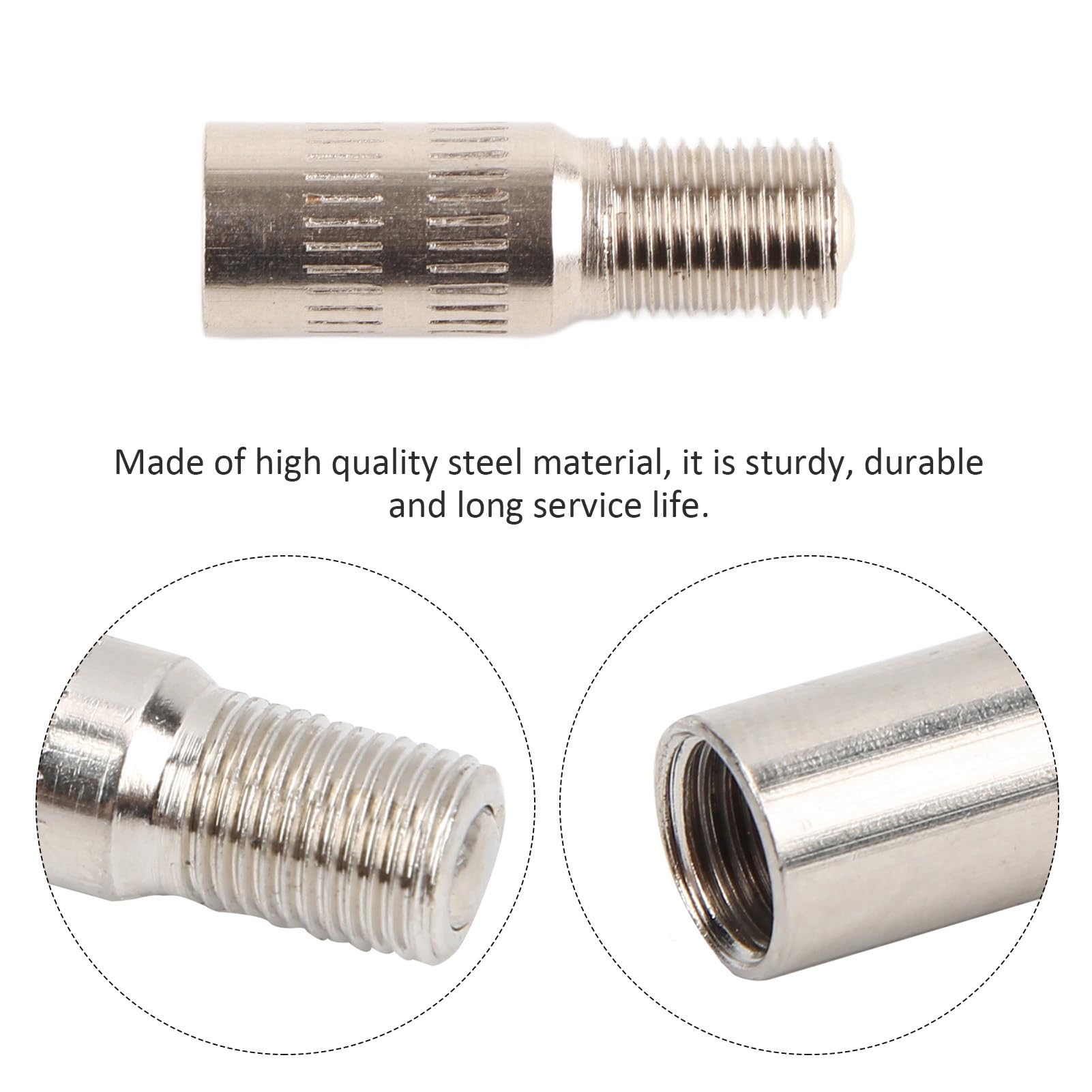 **M365/Pro Scooter Front Wheel Motor Extended Inflation Valve (25mm) - Durable Air Nozzle for Easy Tire Inflation - Perfect for Commuting & Urban Travel**