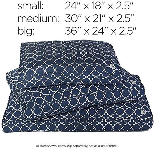 Molly Mutt Sheepy Wool Dog Crate Mat - 100% Cotton Canvas Cover with Natural Temperature-Regulating Wool Insert - Soft & Supportive Pet Bed for Dogs (36