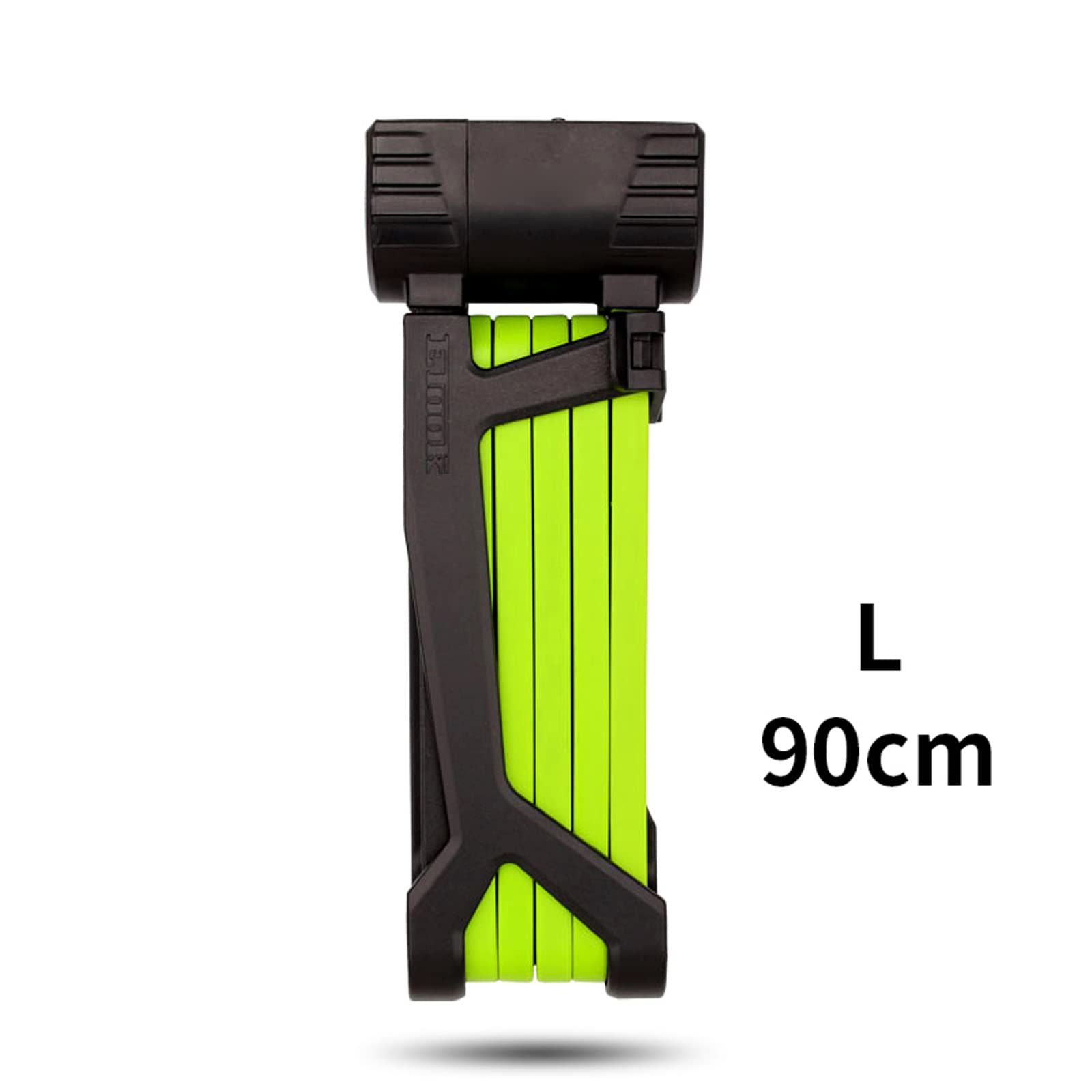 Heavy Duty Anti-Theft Folding Bike Lock - Compact Steel Bicycle Lock for Bike, Scooter & Motorcycle - Professional Secure Chain Lock for Outdoor Cycling, Commuting & Parking