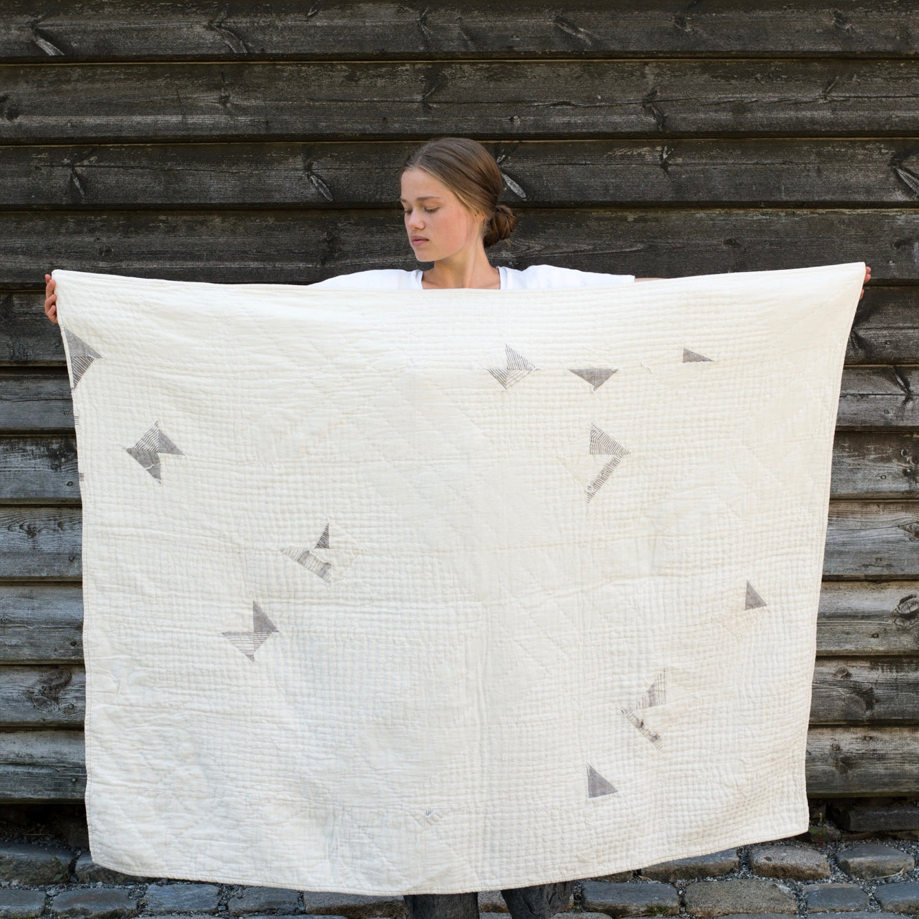 AVFKW X Kristine Vejar The Sketch Quilt Bundle - Handmade Patchwork Quilt Kit for DIY Sewing & Home Decor | Perfect for Bedroom, Living Room & Cozy Gift Ideas