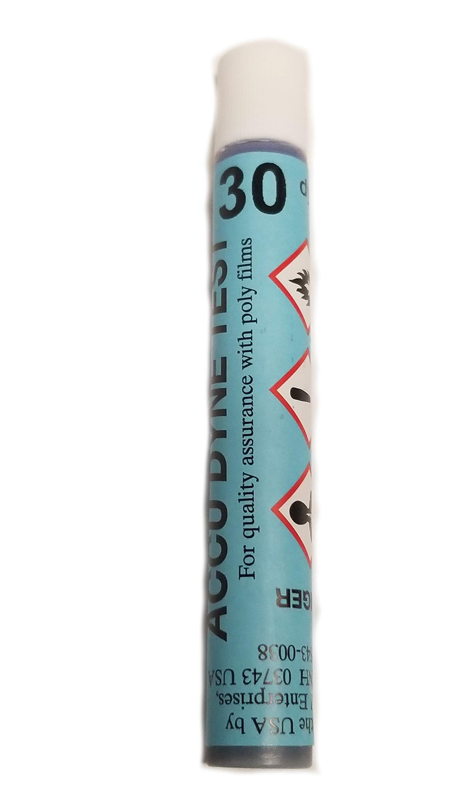 12 Test Marker Pens - High-Performance Markers Set with Adhesives & Spring-Loaded Tips (30-52 Dynes/CM) for Process Control, Quality Inspection & Field Testing - Perfect for Industrial, Laboratory & Manufacturing Applications