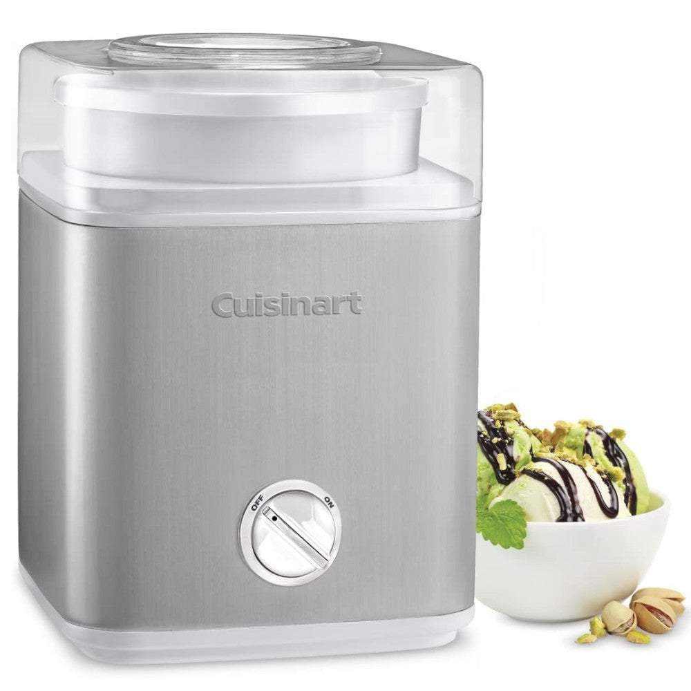 CUISINART ICE-30WNC Frozen Yogurt, Ice Cream & Sorbet Maker - 2-Quart Capacity, Easy-to-Use Dessert Maker for Homemade Treats - Perfect for Parties, Family Gatherings & Summer Refreshments
