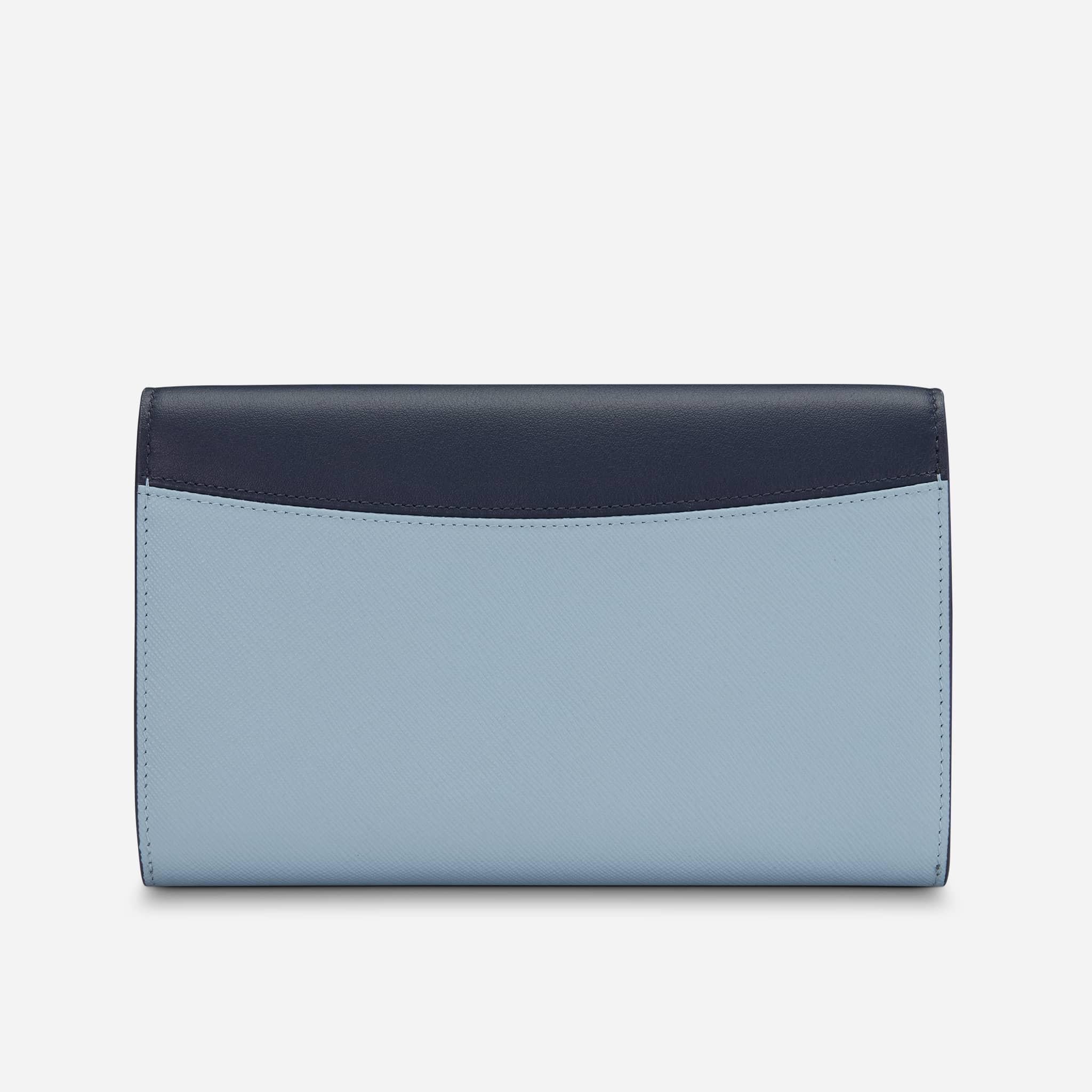 Genuine Leather Clutch Wallet for Women - Slim RFID Blocking Card Holder with Wristlet Strap - Perfect for Parties, Travel & Everyday Use