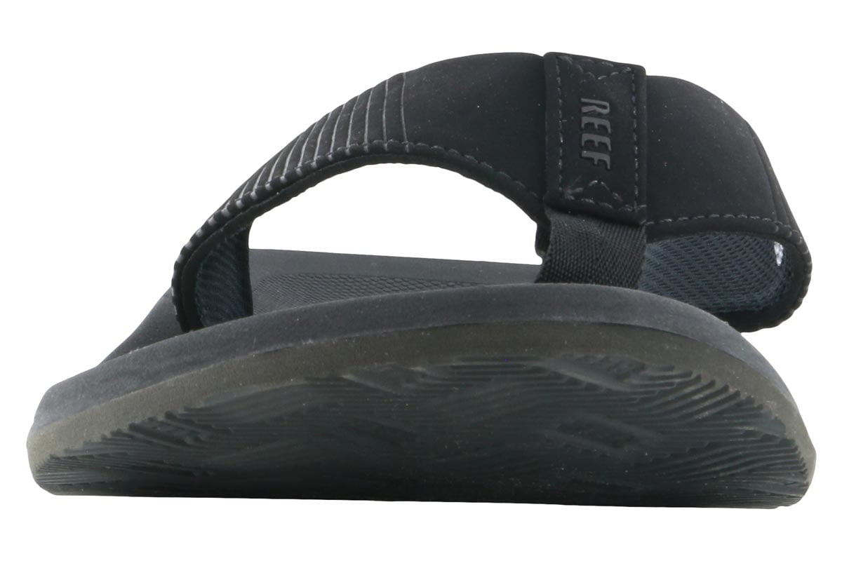 Reef Phantom II Water Friendly Flip Flops for Men & Women - Comfortable Beach Sandals for Swimming, Pool, and Outdoor Activities - Black