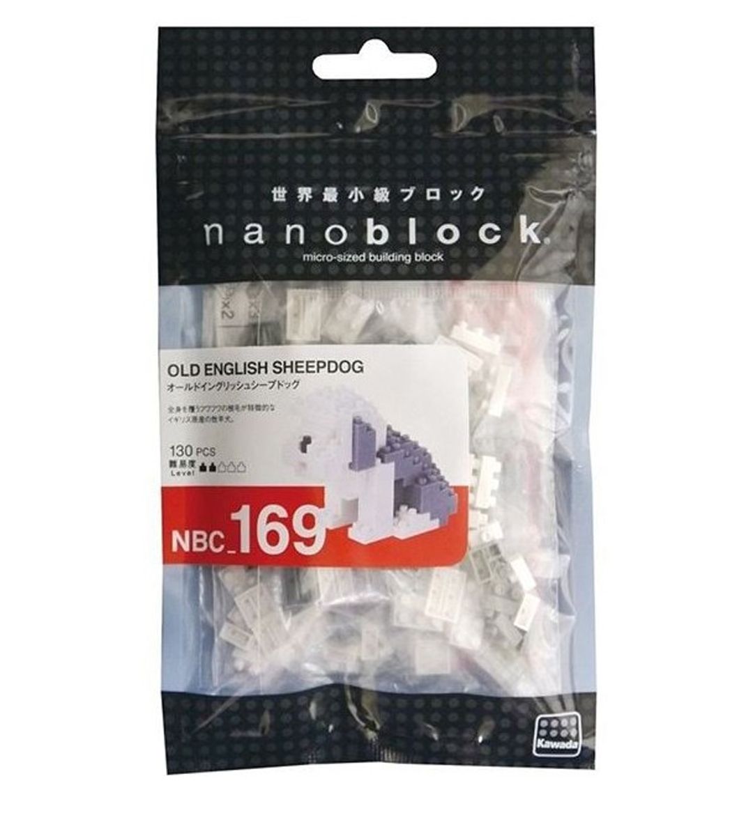 Nanoblock Bobtail NBC 169 - Mini Building Blocks Set for Adults & Kids | Creative DIY Model Kit for Home Decor, Office Display & Gift Giving