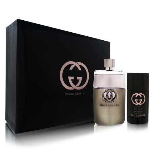Gucci Guilty Pour Homme Cologne Gift Set for Men - 3 oz Eau De Toilette Spray | Luxury Fragrance for Date Night & Special Occasions