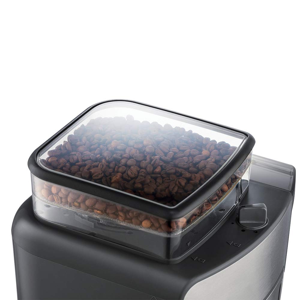 Russell Hobbs American Coffee Maker with Built-in Grinder - Digital Timer, Optimal Extraction & Aroma Filter - Thermal Carafe (10 Cups Max, 3 Grind Levels, Grind & Brew 25620-56) - Perfect for Home, Office, or Entertaining Guests