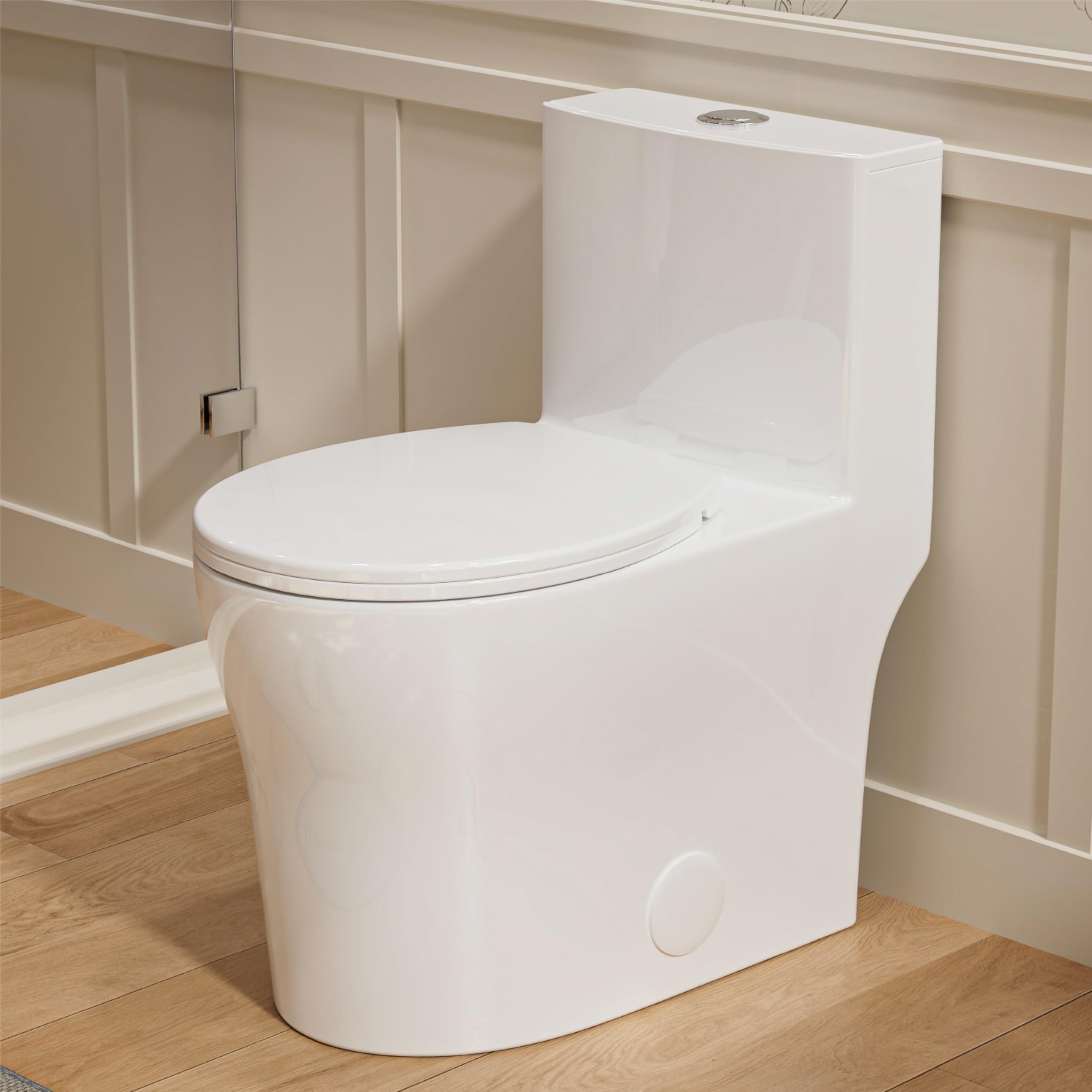 Casta Diva Compact One Piece Toilet for Small Bathrooms - 12