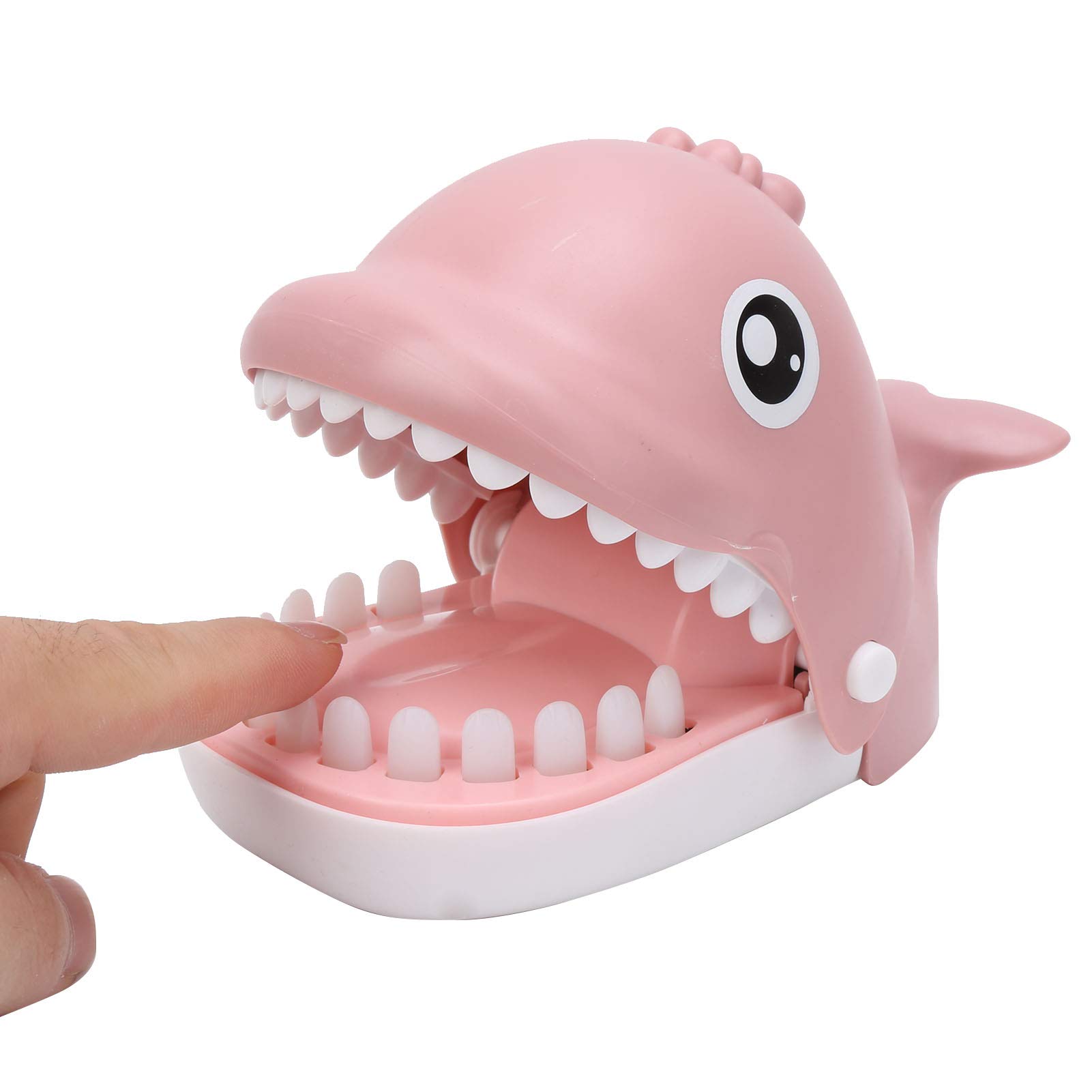 SuHuYuHuJia Whale Teeth Biting Finger Game Toy - Fun Interactive Party Game for Kids, Stress Relief & Family Entertainment (Pink) - Perfect for Birthday Parties, Classroom Activities & Family Game Nights
