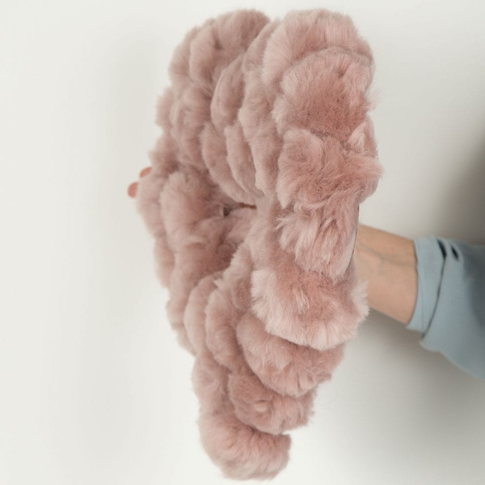 DIY Pom Pom Heart Wreath Craft Kit for Valentine's Day - Handmade Home Decor for Wall, Door & Party Decorations