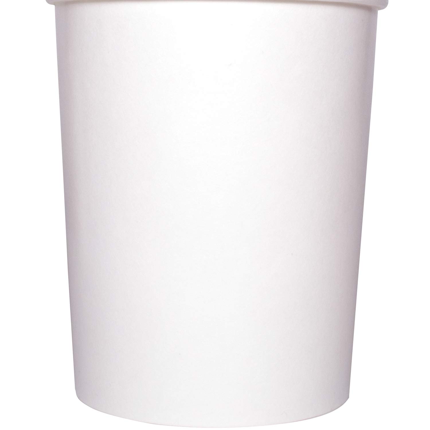 Eco-Friendly 32oz (500 ct) Disposable Paper Soup Bowls - Plastic-Free Party Supplies for Hot & Cold Foods, 115mm Rim - White (FP-GFC32W) | Perfect for Catering, Picnics, Parties & Takeout Meals
