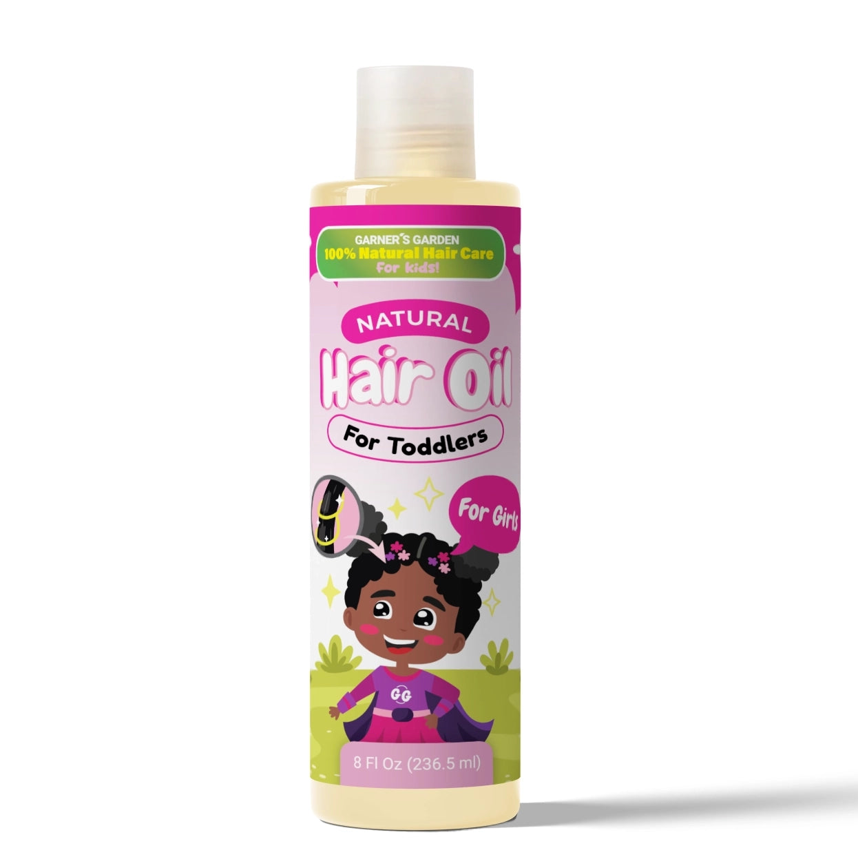 Best Organic Toddler Hair Oil for Kids - Natural & Gentle Baby Hair Growth Treatment - Perfect for Dry Scalp & Curly Hair Care