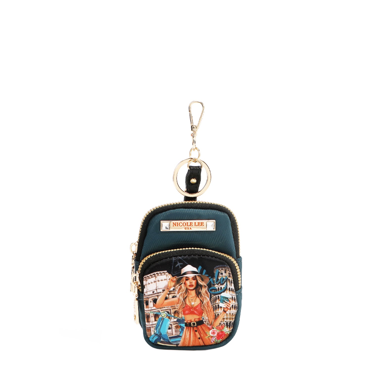 MANDY Mini Backpack Keychain - Cute Small Backpack Purse Keyring for Women & Girls - Perfect for Keys, Wallets, and Everyday Essentials - Great Gift for Travel, School, and Daily Use