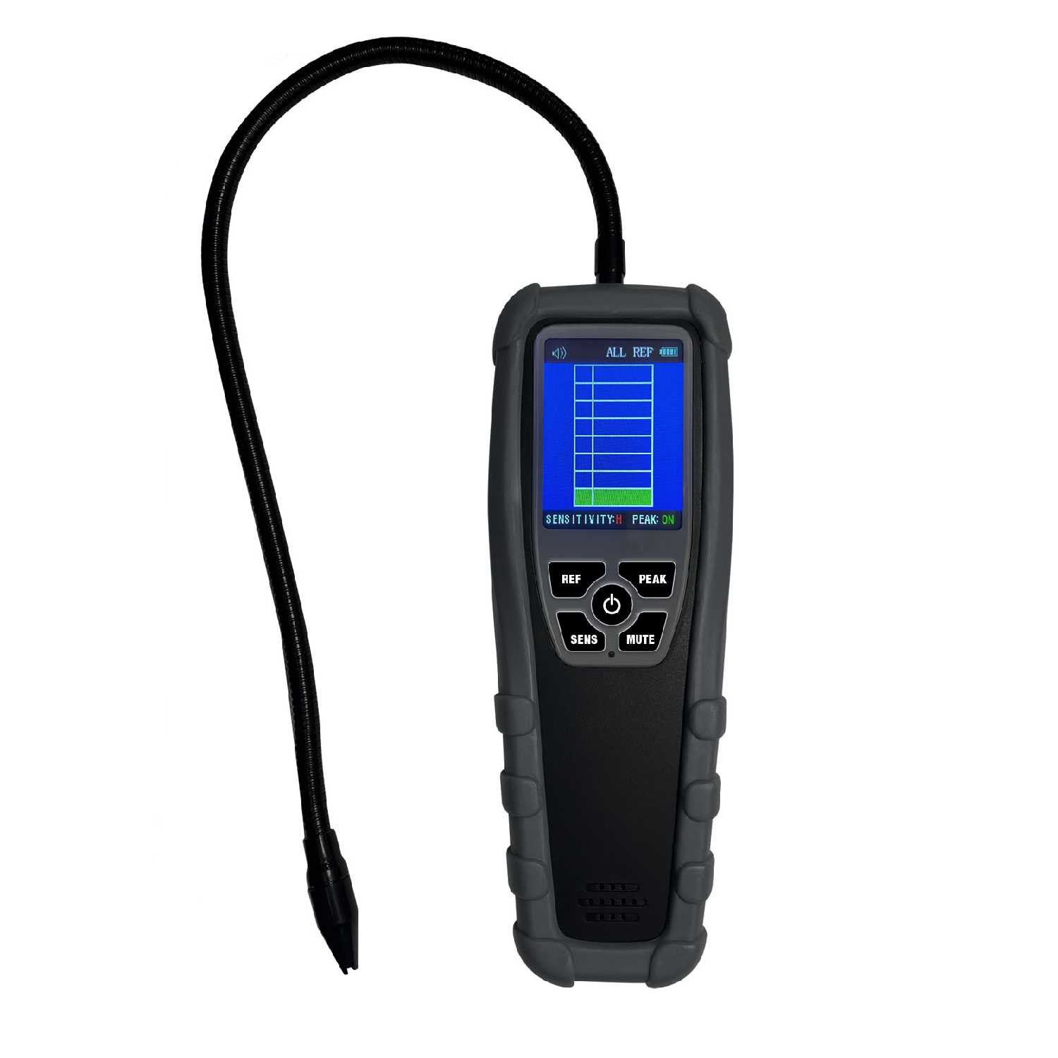 Mastercool 55600 A Infrared Black Series HVAC Refrigerant Leak Detector - Professional Tool for AC Repair, Automotive & Home Cooling System Maintenance