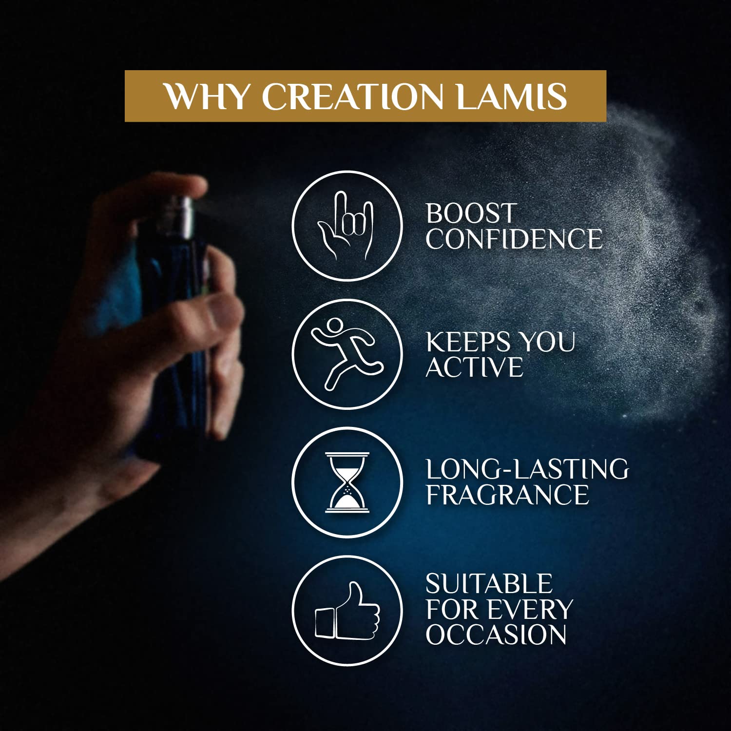 RULER Pour Homme by Creation Lamis - Men's Cologne Eau de Toilette Spray, 3.3 oz / 100ml - Fresh & Masculine Scent for Daily Wear, Office & Date Night