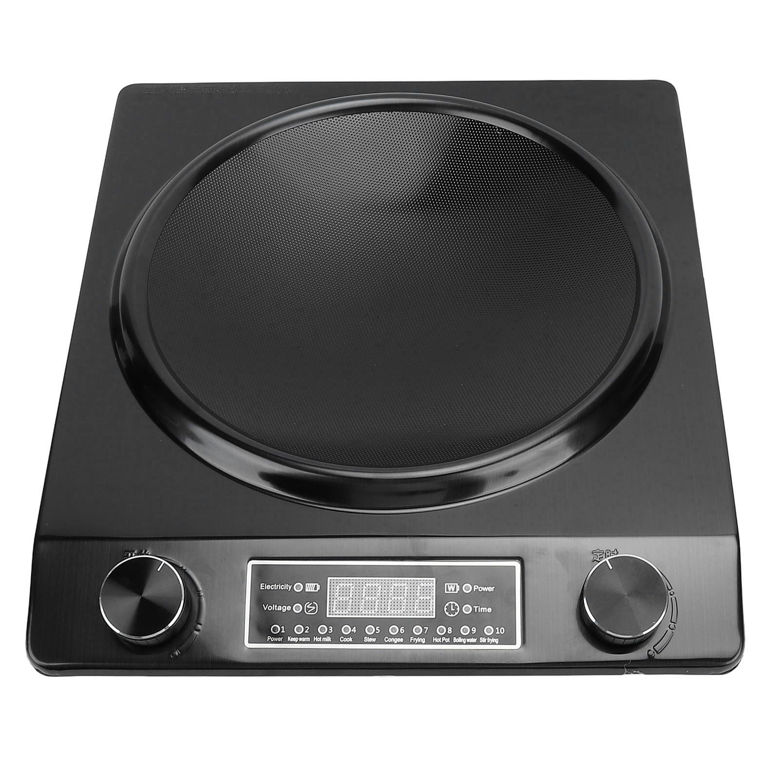 3500W Portable Induction Cooktop with Smart Touch Panel - Aluminum ABS Countertop Induction Cooker for Home Kitchen (110V US Plug) | Perfect for Small Spaces, Dorm Rooms, RV Cooking & Outdoor Use