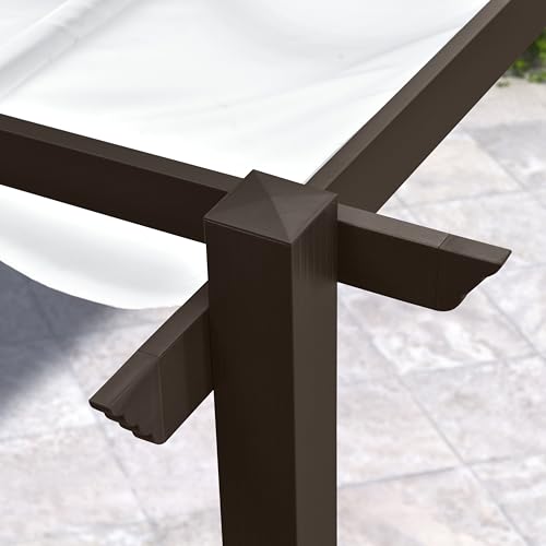 Brown Frame & White Canopy