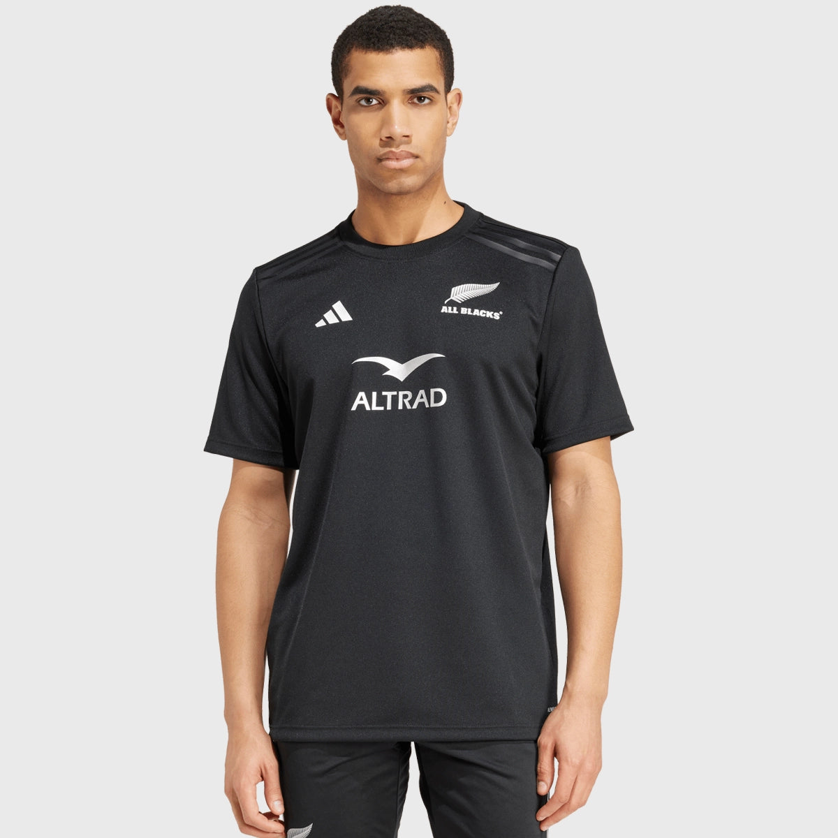 Adidas All Blacks Rugby Supporters T-Shirt for Men & Women - Black - Perfect for Game Day & Fan Events