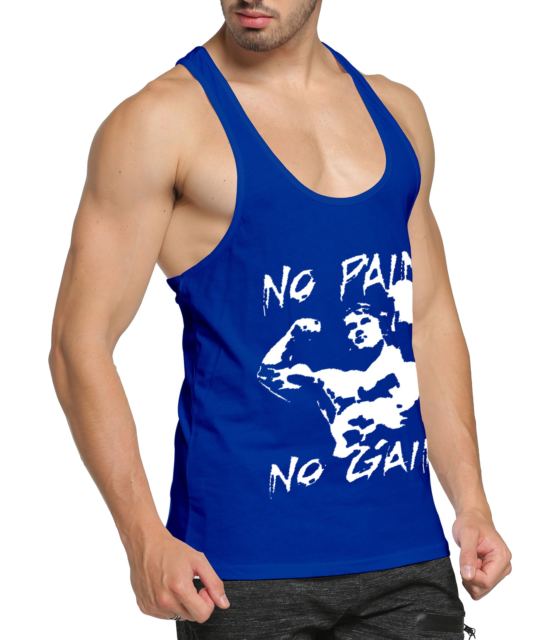 Men's 3 Pack Tank Tops - Workout Gym Muscle Shirts, Y-Back Fitness Bodybuilding Sleeveless T-Shirts for Running, Training & Summer Wear