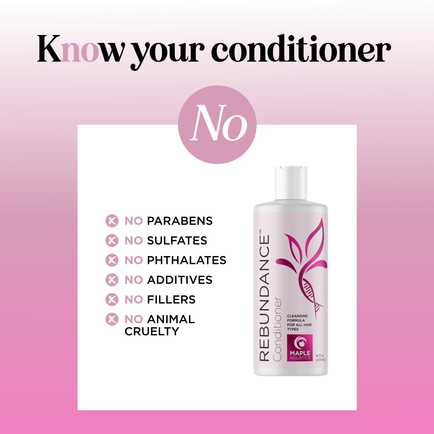 REBUNDANCE™ Women's Hair Conditioner - Deep Moisturizing & Repairing for Dry, Damaged Hair - Perfect for Daily Use & Salon-Quality Results at Home