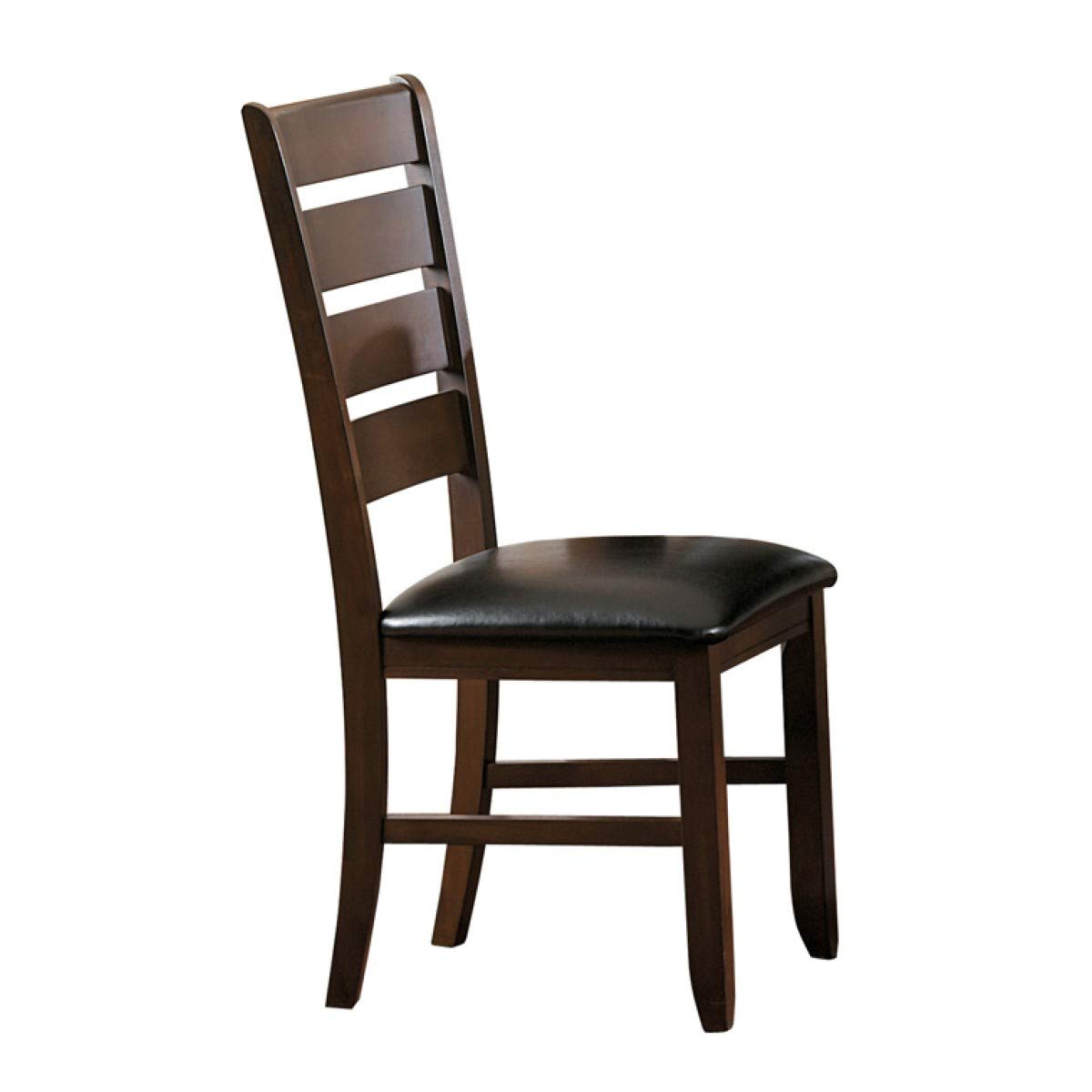 Homelegance HO- Dining Chair Set of 2 - Dark Oak Finish Wooden Chairs for Kitchen, Dining Room & Breakfast Nook - Comfortable & Stylish Seating Solution