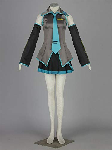 **Hatsune Miku Full Cosplay Costume Set - Anime Vocaloid Harajuku Outfit for Conventions, Halloween & Cosplay Events**