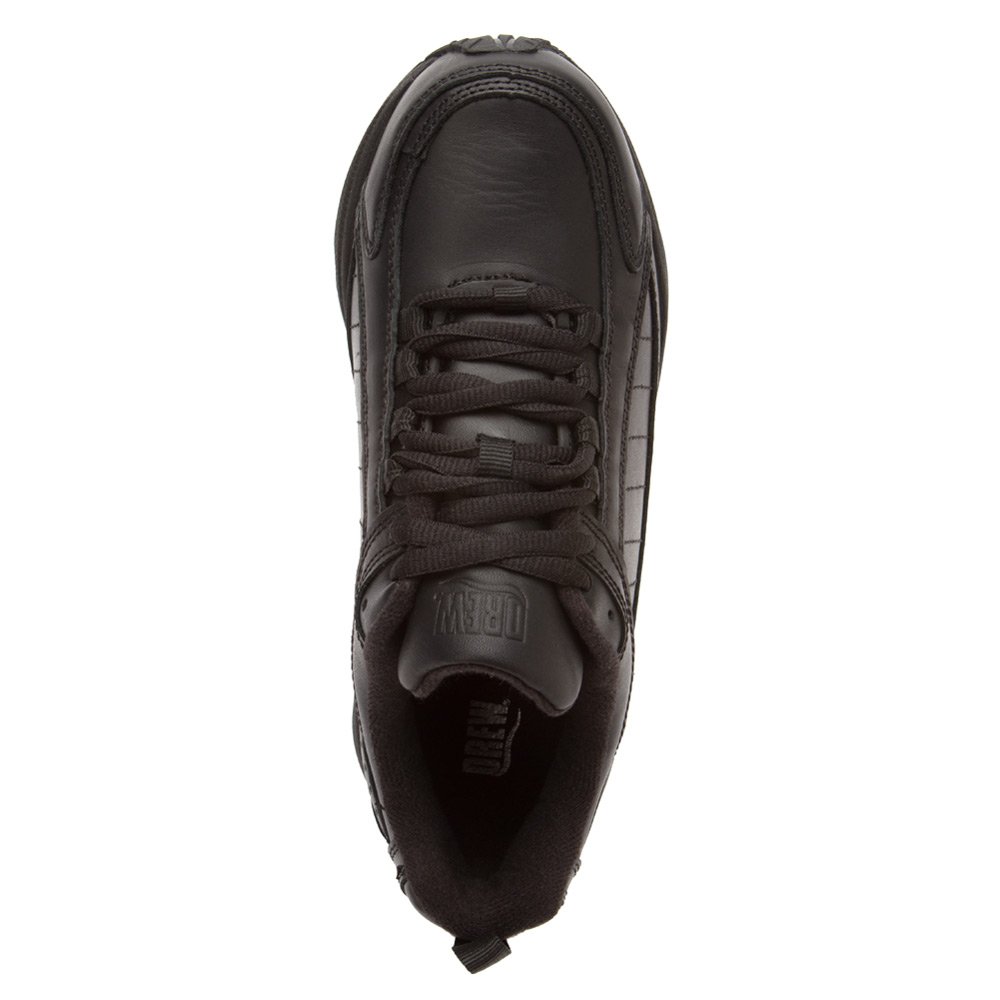 Drew Shoe Women's Fusion Black Comfortable Fashion Sneakers - Size 9.5 Medium (M) - Perfect for Walking, Work & Casual Wear