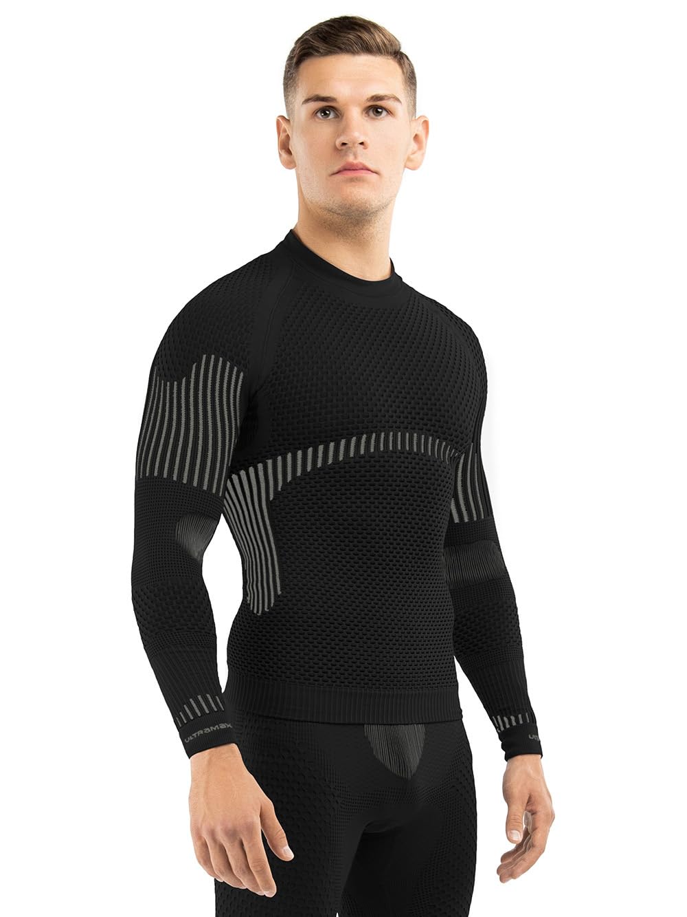 Men's Long Sleeve Compression Shirt - Moisture Wicking Workout Top for Running, Gym & Training - Functional Sportswear 88110
